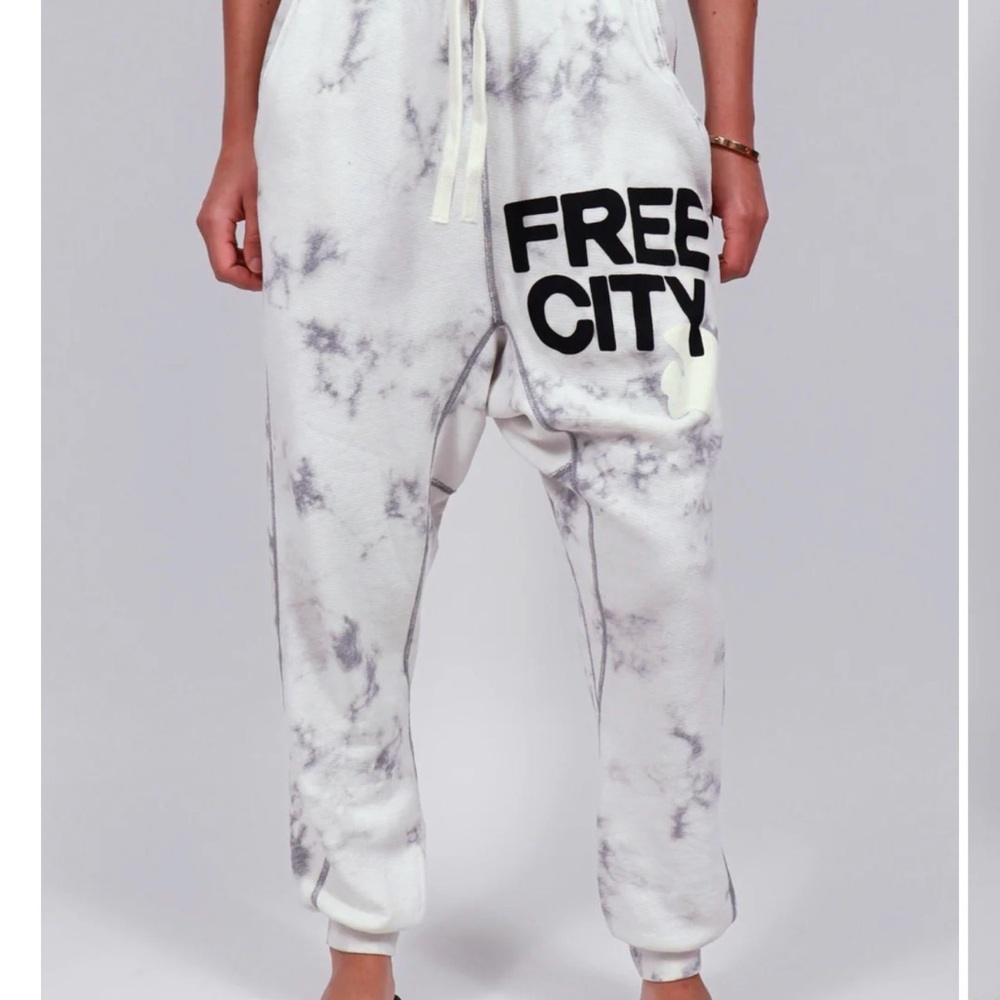 Free City superbleachout pocket Joggers